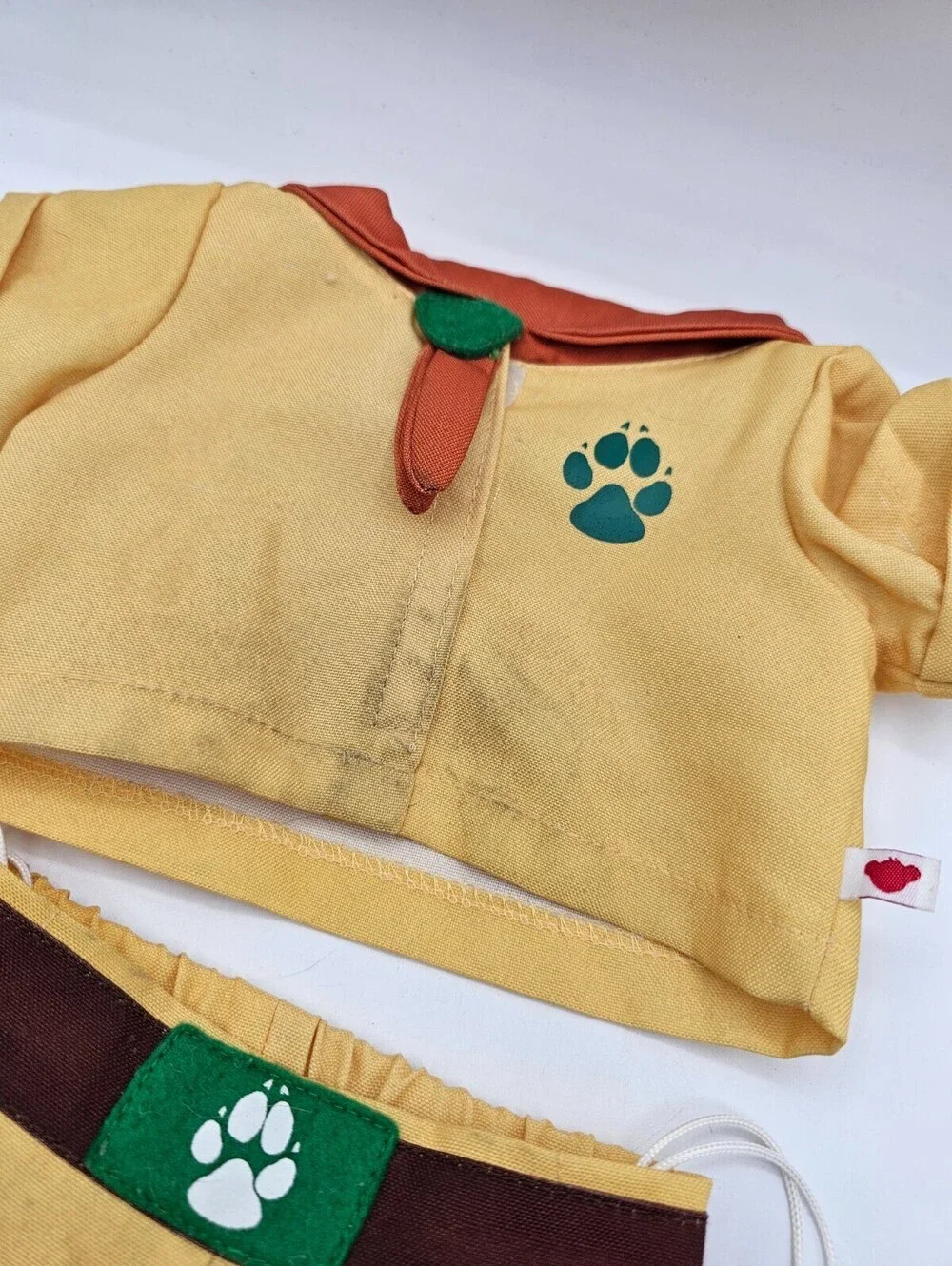 Build a Bear Girl Scouts Cadette Uniform Outfit Yellow